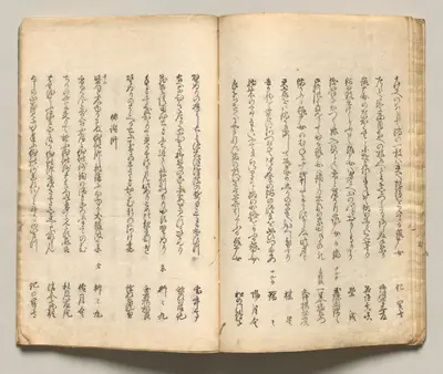 Spread Ten from Volume Seven of People of Japan in Light Verse (Kyōka)