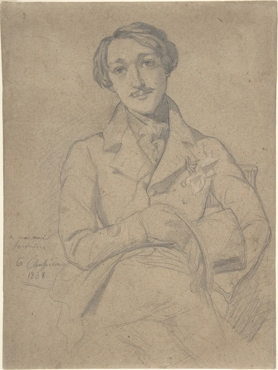 Portrait of Jennins by Théodore Chassériau