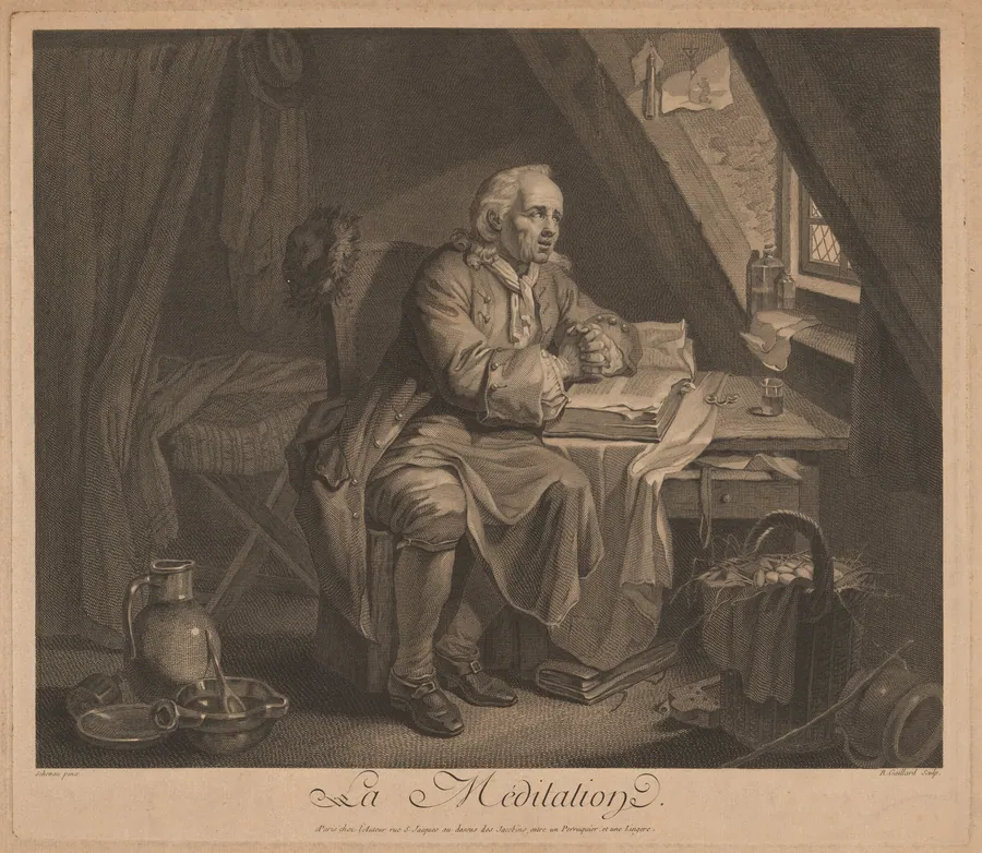 La Méditation by René Gaillard