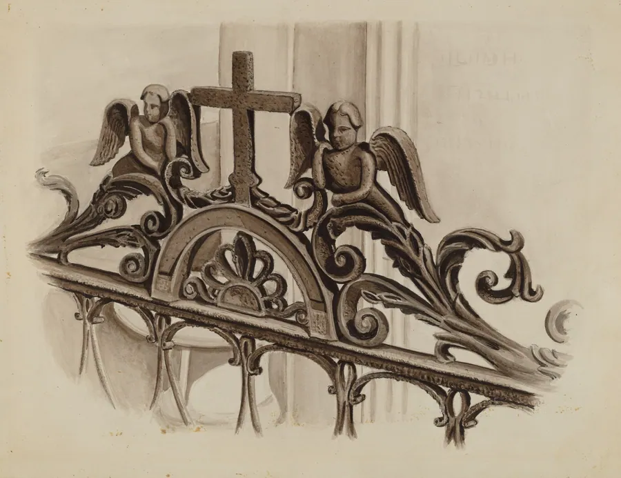 Cast Iron Ornament by Al Curry