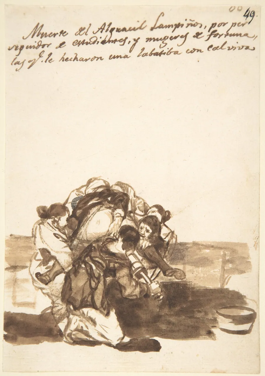 Revenge on Constable Lampiños; page 86 from the 'Images of Spain' album (F) by Goya (Francisco de Goya y Lucientes)