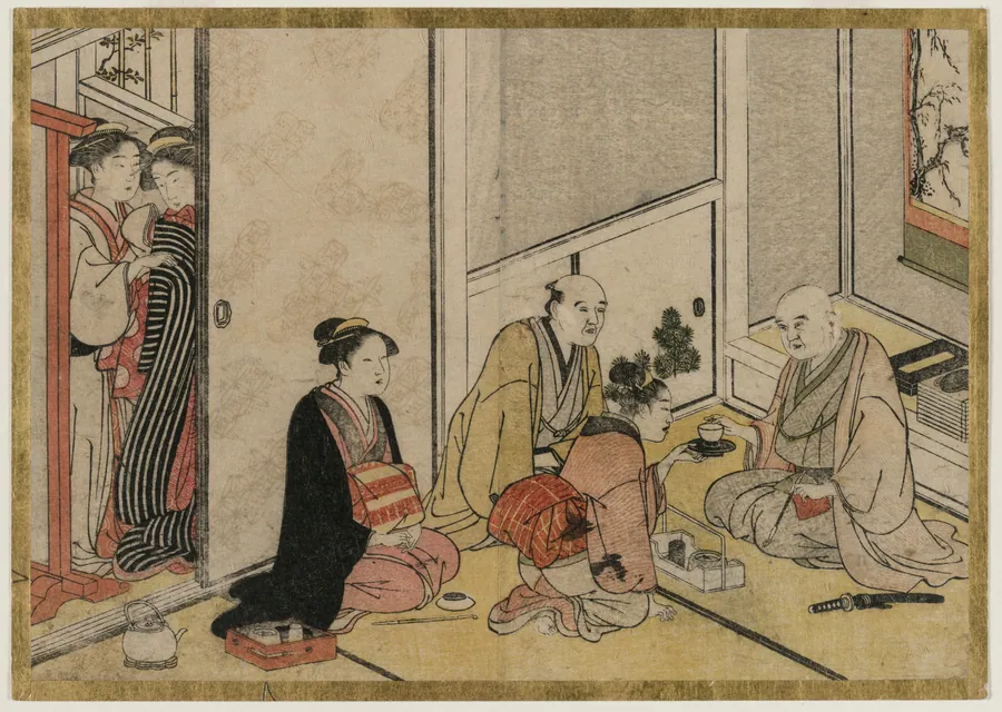 Interior Scene by Katsukawa Shunshō