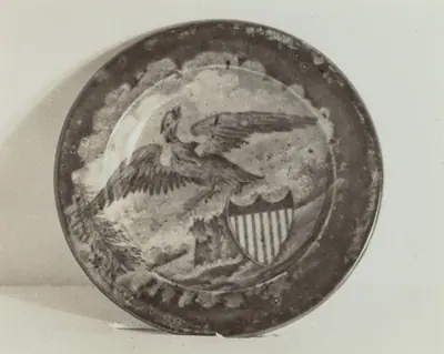 Cup Plate - "U.S. Arms"