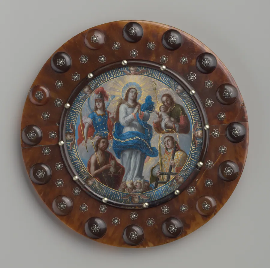 Nun’s Badge with the Virgin of the Immaculate Conception by Nicolás Rodríguez Juárez