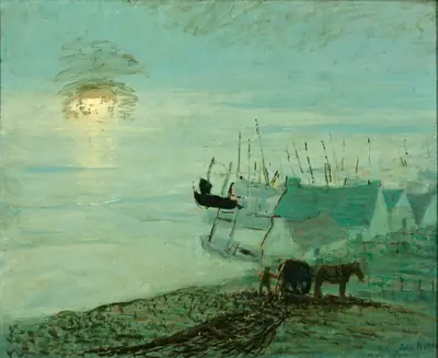 Beach Scene (verso of 1929.6.79A)