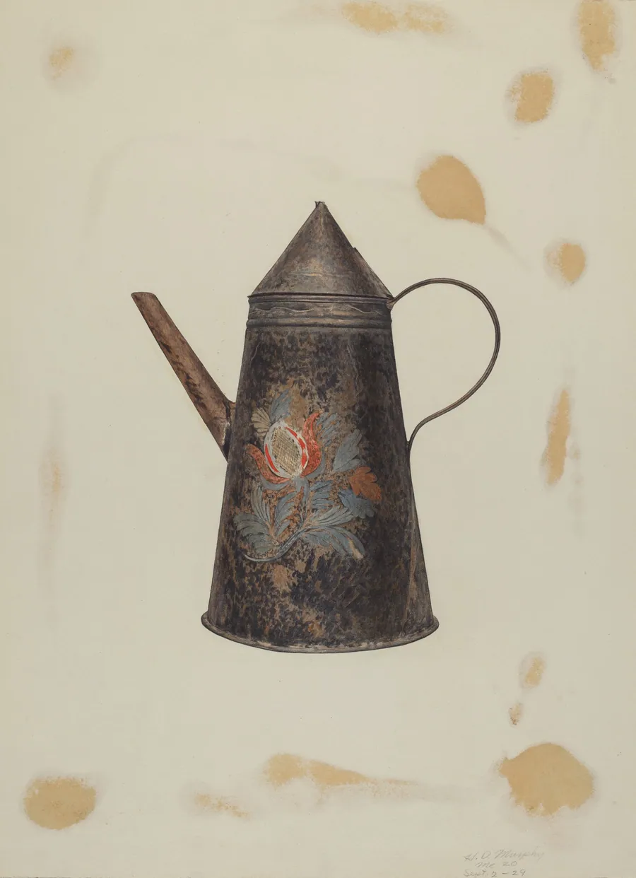 Toleware Teapot by Henry Murphy