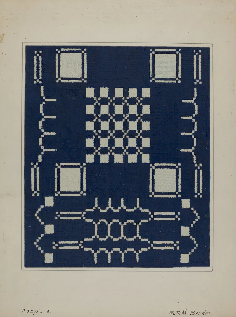 Coverlet (Section) by Ruth M. Barnes