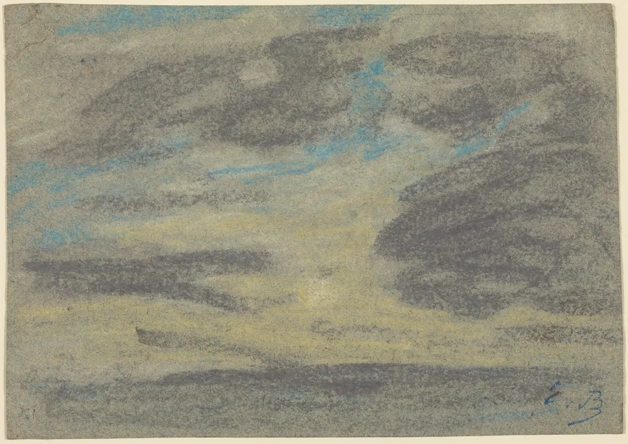 Clouds over the Sea by Eugène Boudin