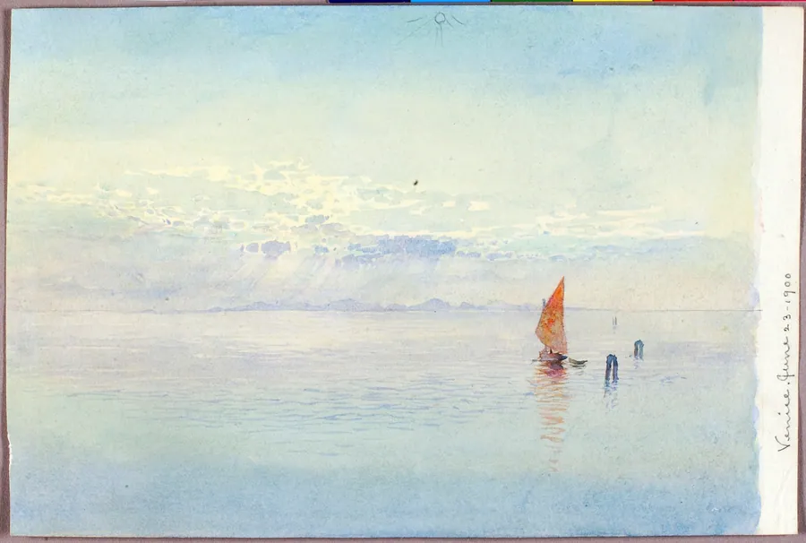 Venice by George Elbert Burr, born Monroe Falls, OH 1859-died Phoenix, AZ 1939