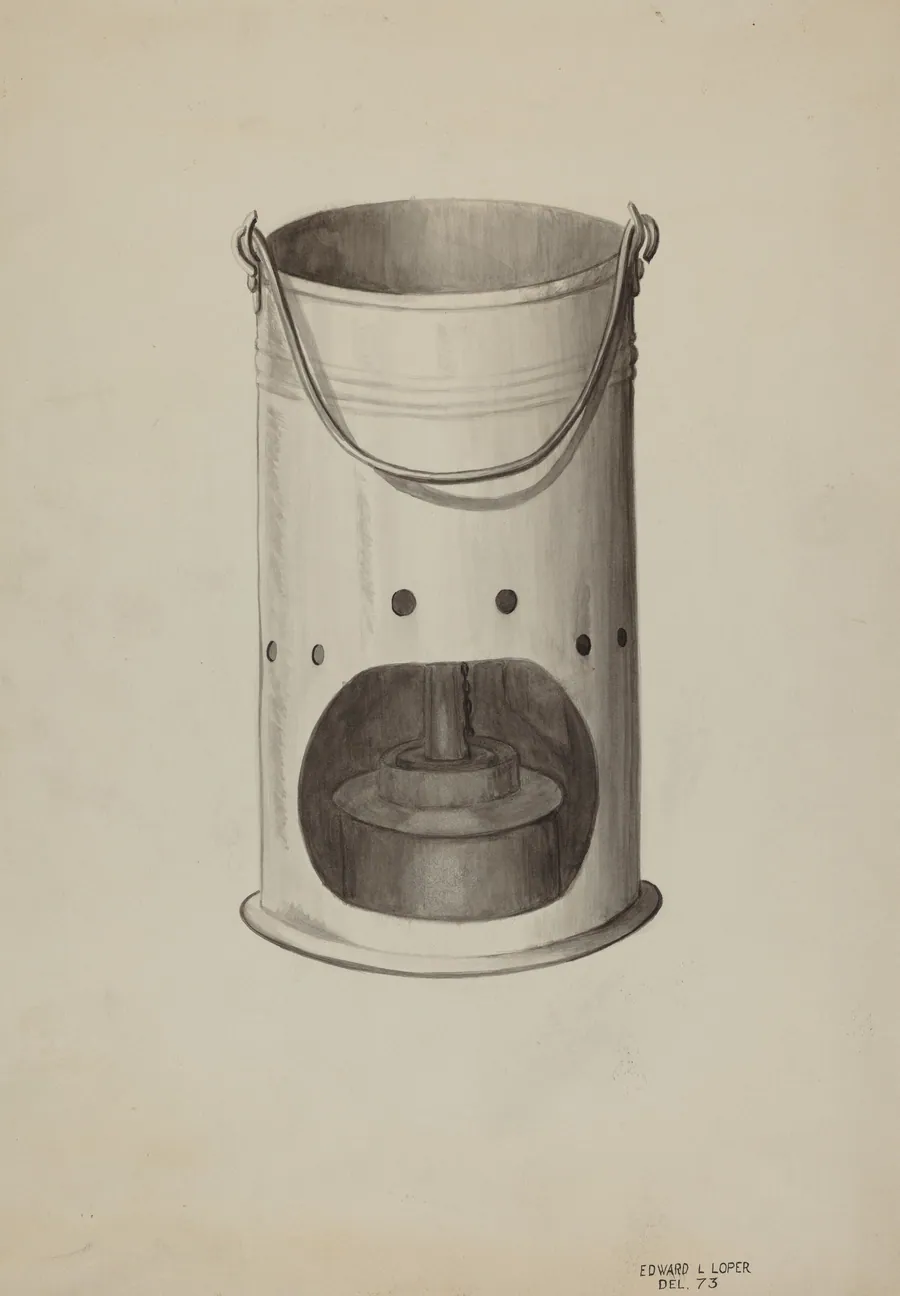 Metal Lantern by Edward L. Loper
