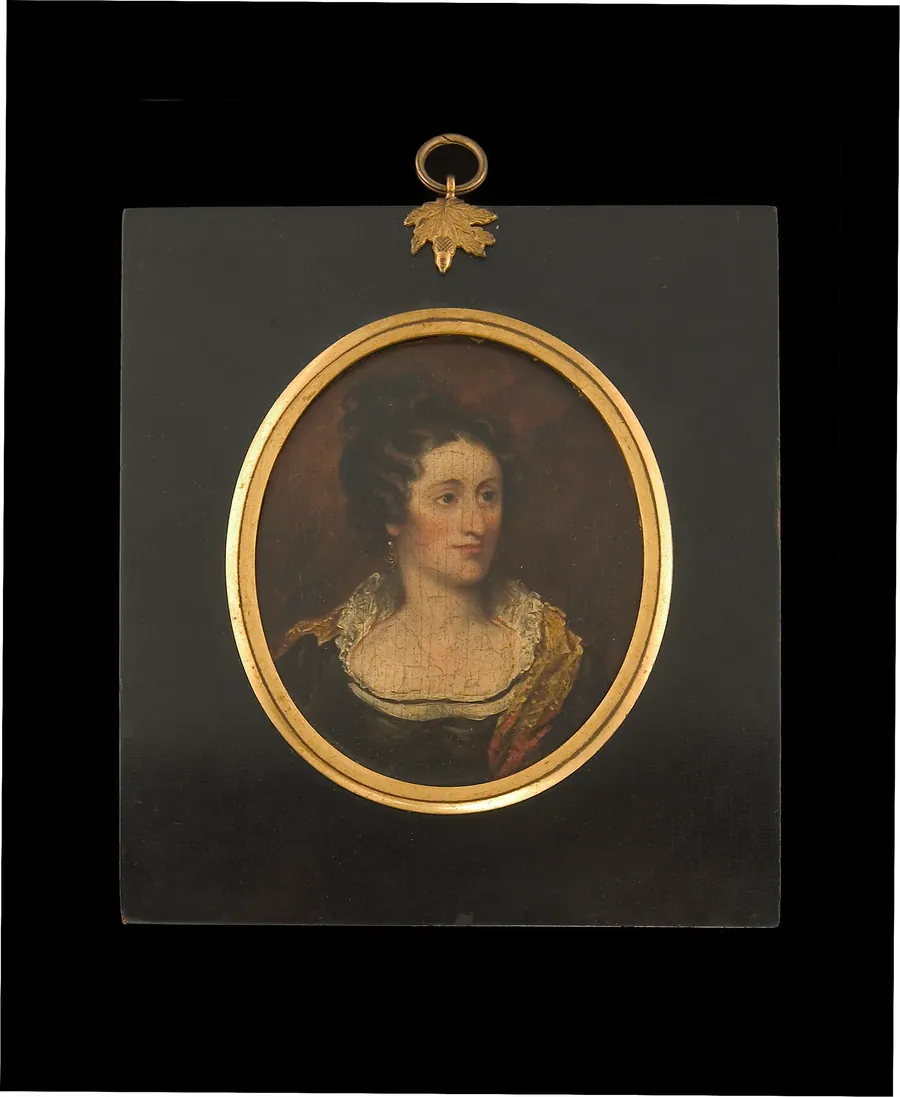 Louisa Lentner by John Trumbull, born Lebanon, CT 1756-died New York City 1843