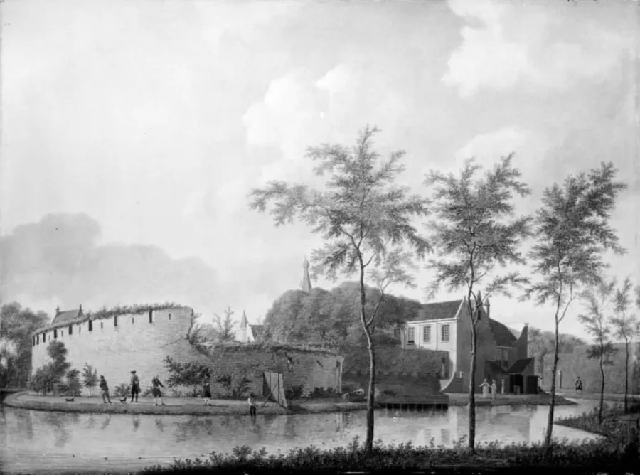 Herresædet Marquette, set fra nordøst by Jan ten Compe