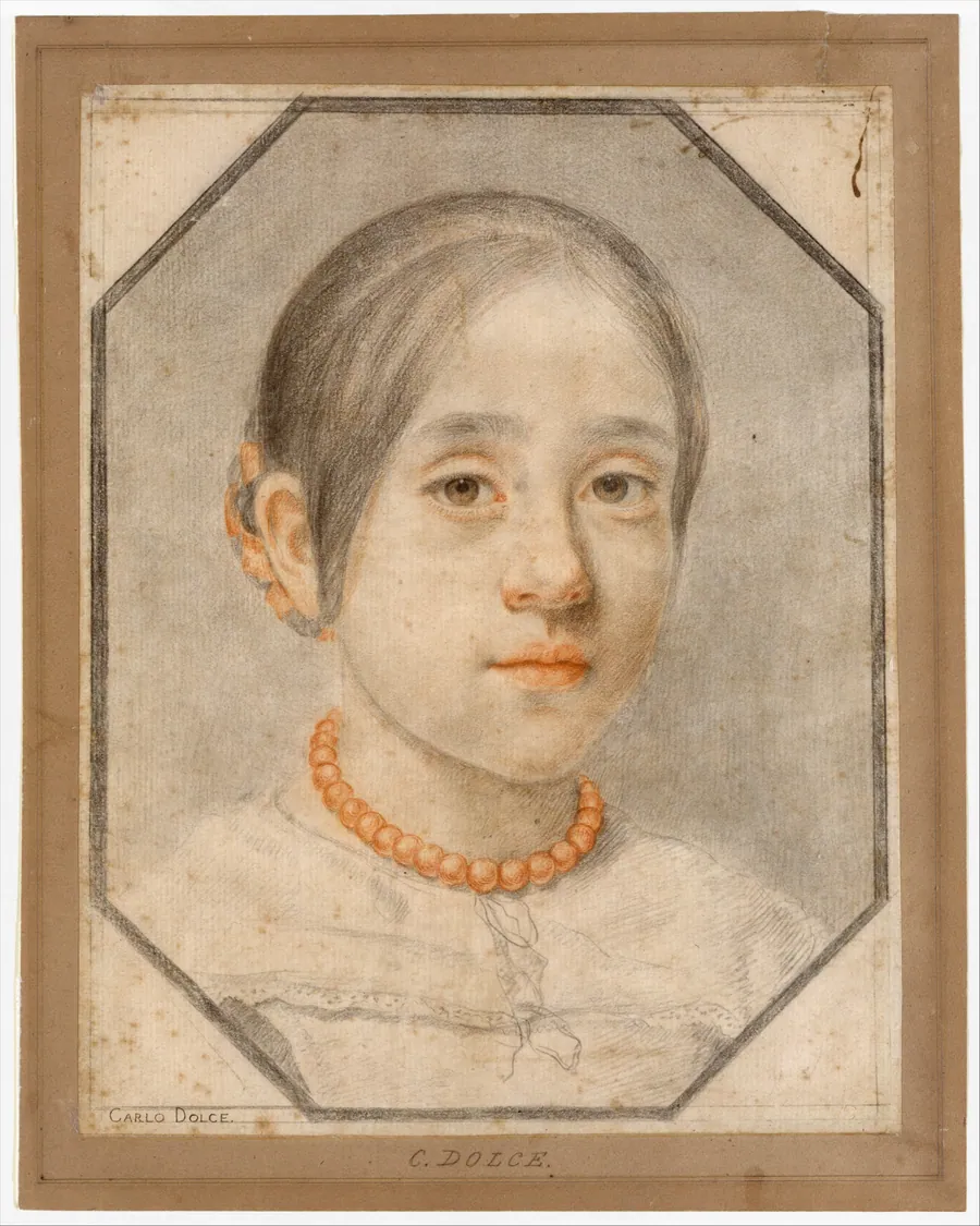 Portrait of the Artist's Daughter Agata Dolci by Carlo Dolci