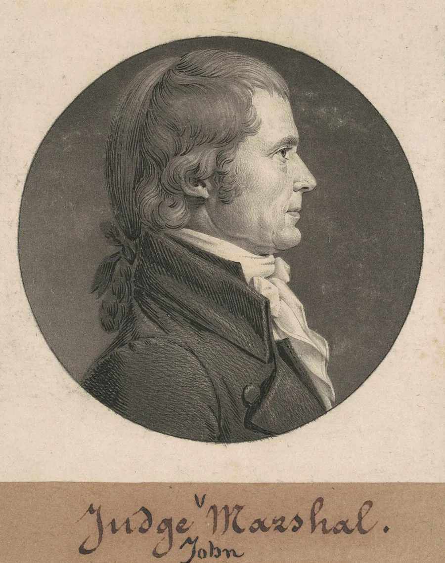 John Marshall by Charles B. J. Févret de Saint-Mémin