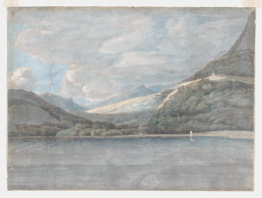 View of Lake Como by Francis Towne