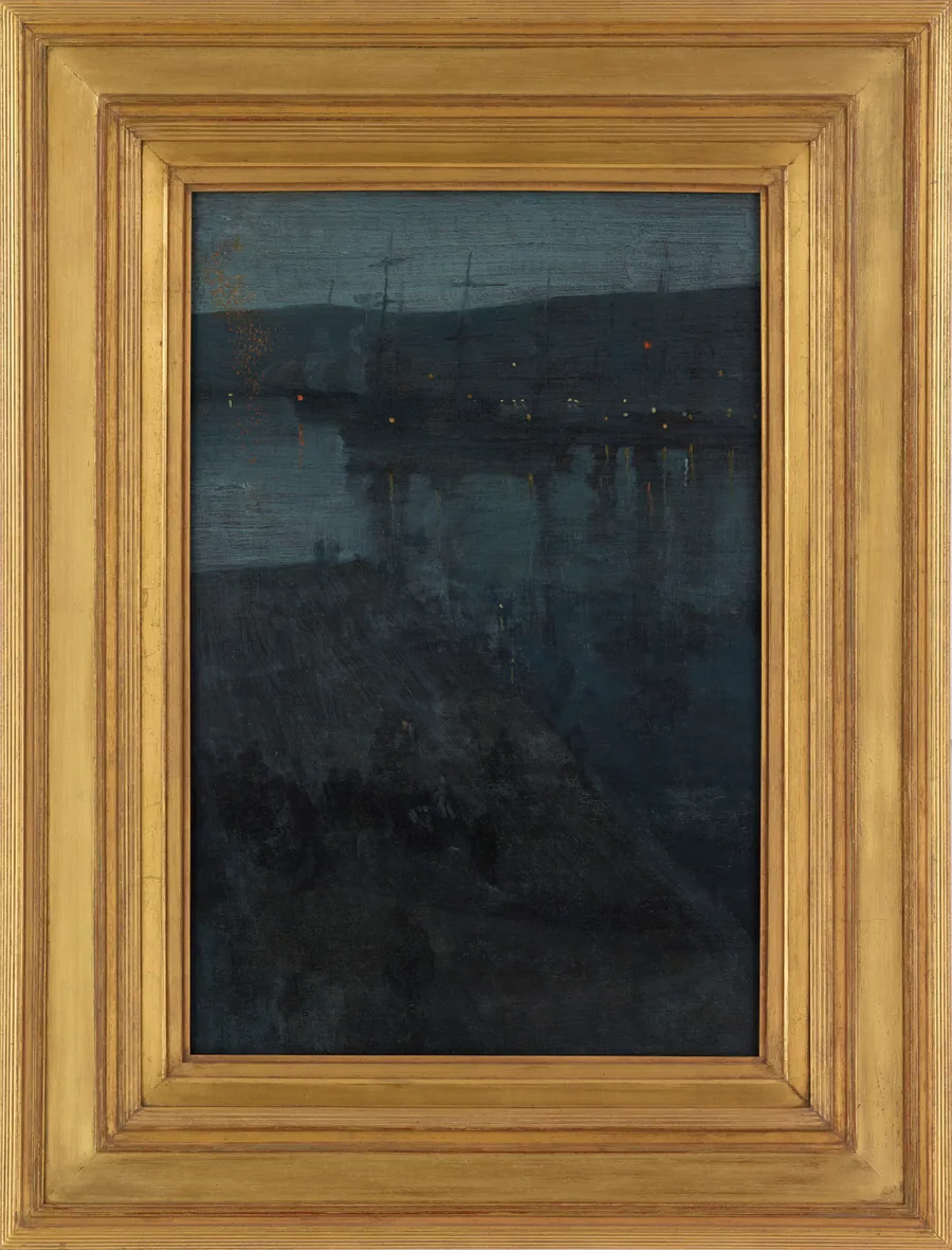 Nocturne in Blue and Gold: Valparaiso by James McNeill Whistler (1834-1903)