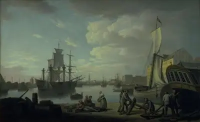 Københavns havn set fra Larsens Plads