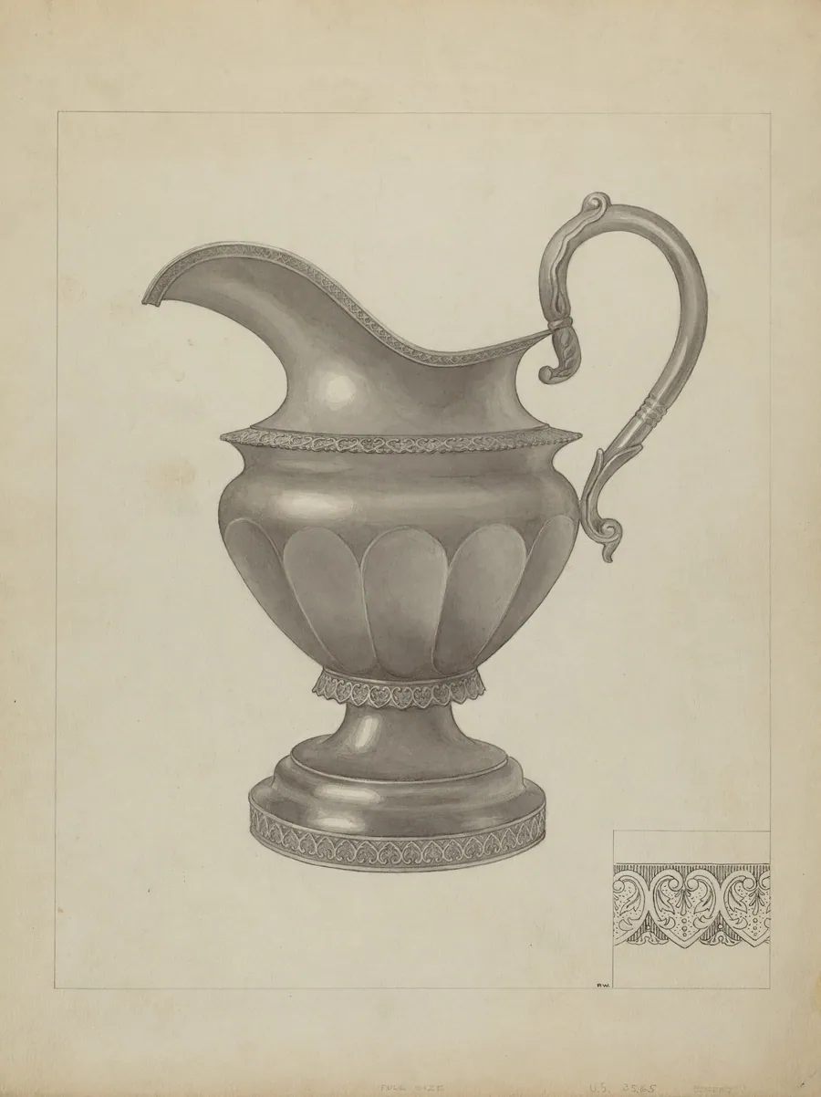 Silver Creamer by Paul Ward