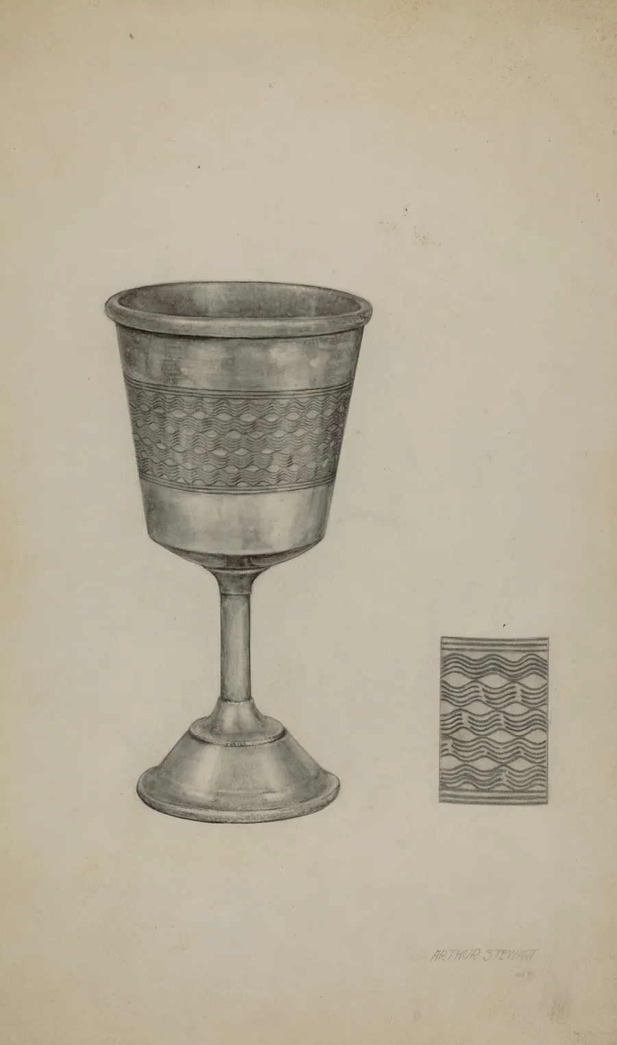 Pewter Chalice by Arthur Stewart