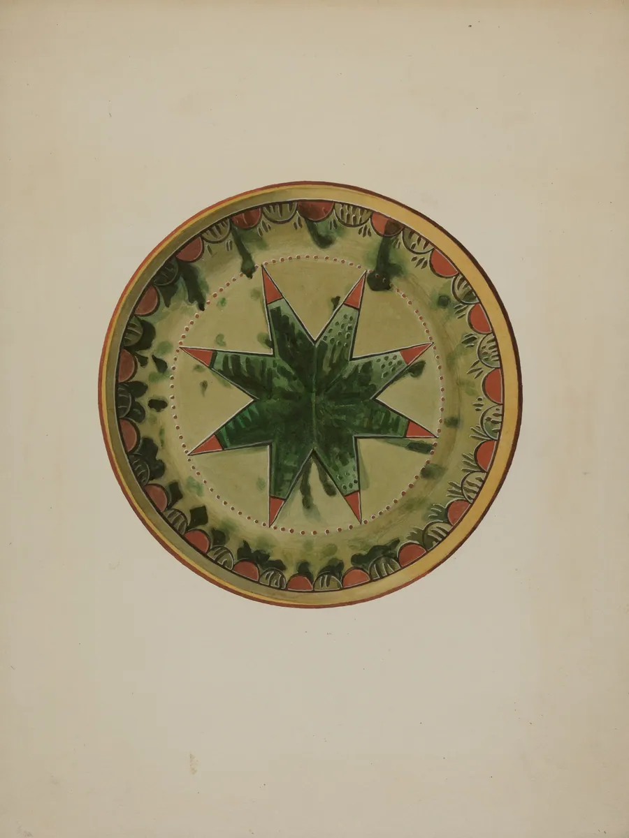 Small Plate by Henry Moran