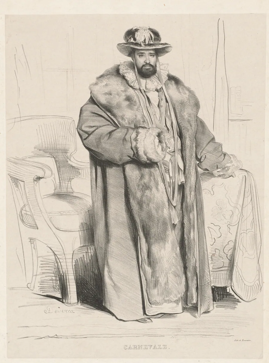 Carnevale by Achille Devéria