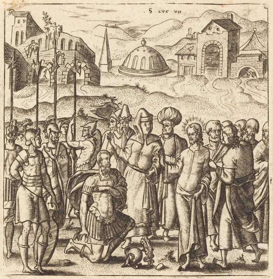 Christ and the Centurion by Léonard Gaultier