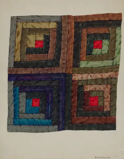 Log Cabin Quilt