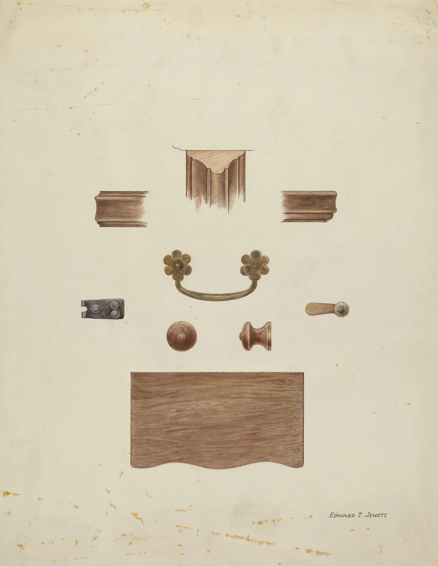 Cupboard for Corner by Edward Jewett