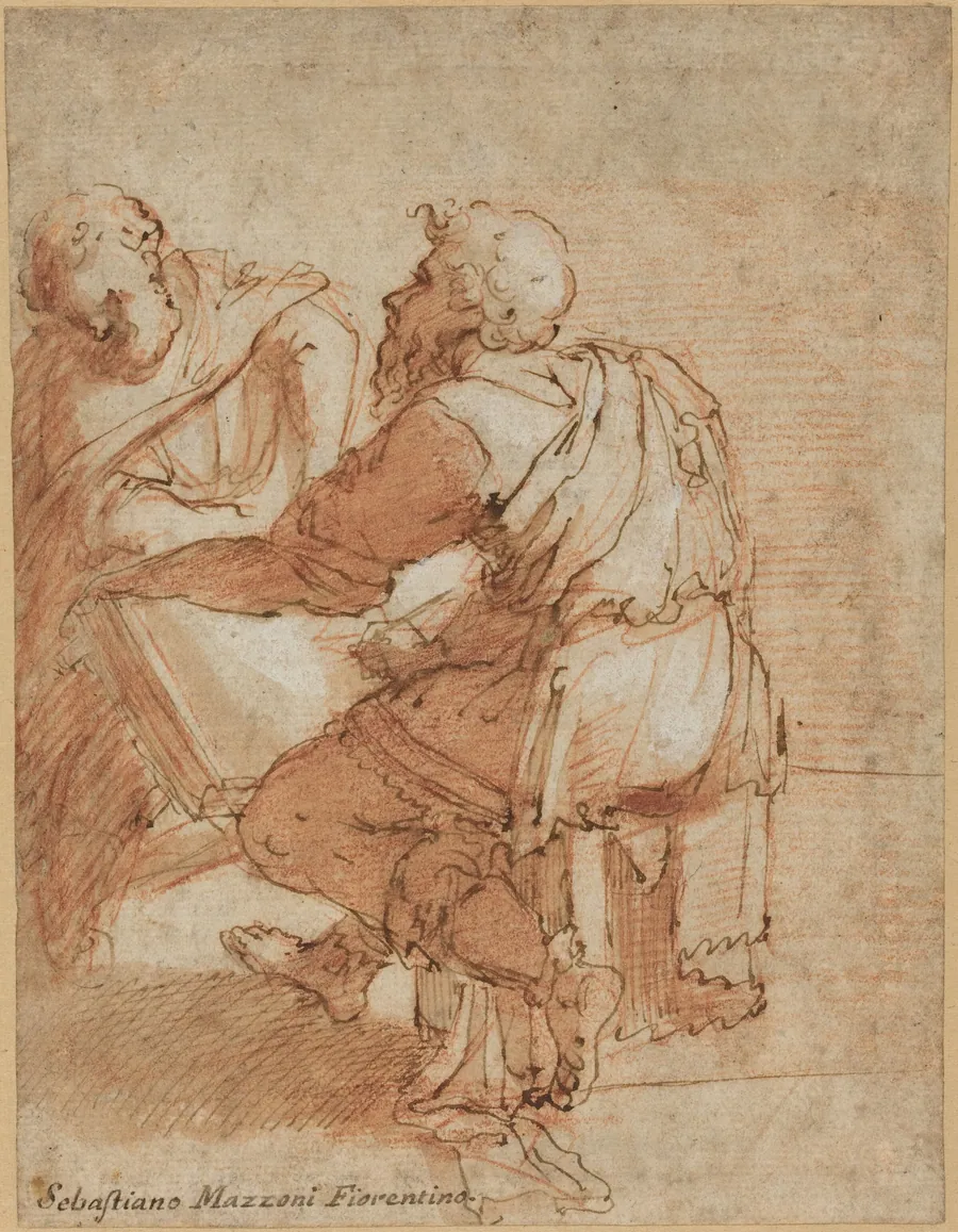 Study for "The Four Doctors of the Church" by Domenico Beccafumi
