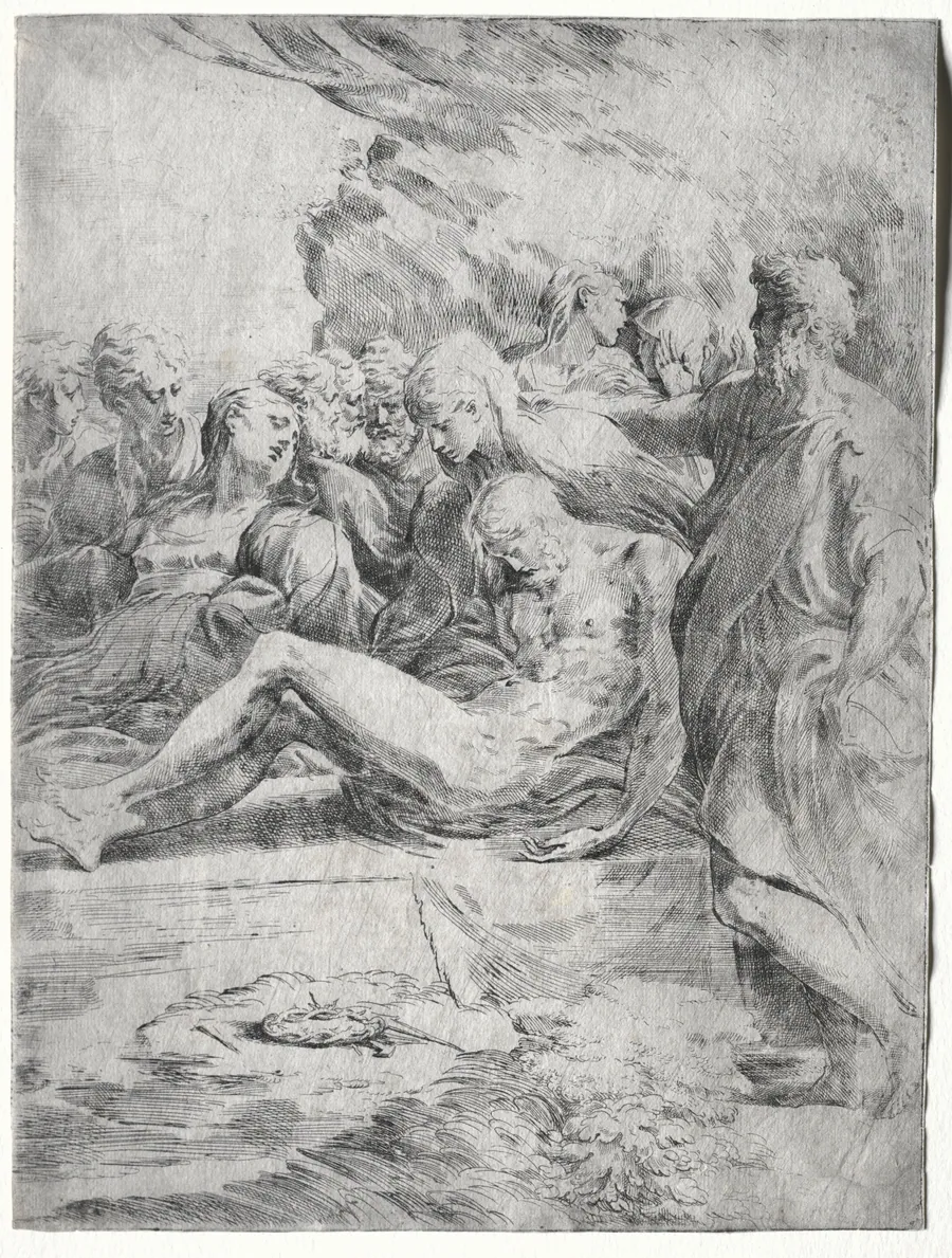 The Entombment by Parmigianino