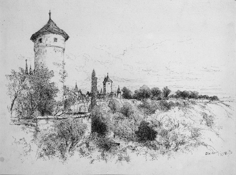 Alte Burg, Germany by Andrew Fisher Bunner