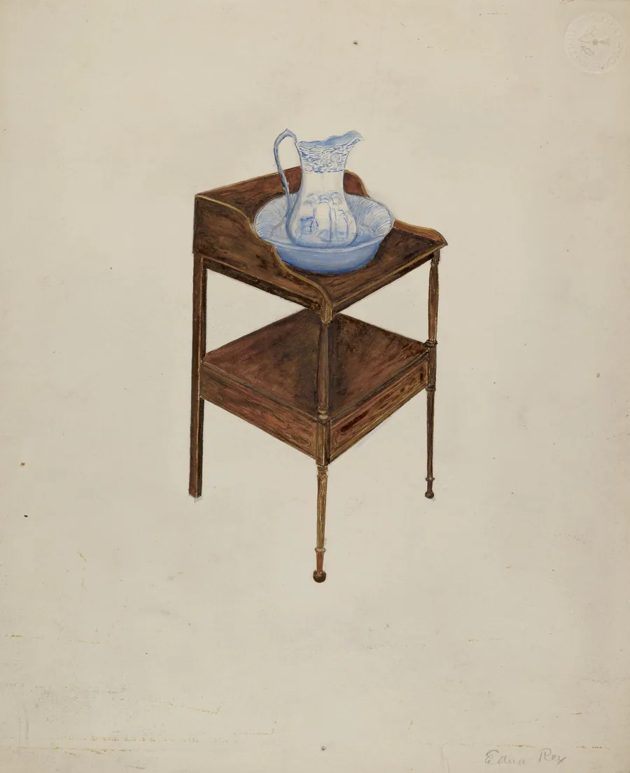Wash-stand by Edna Crenshaw Rex