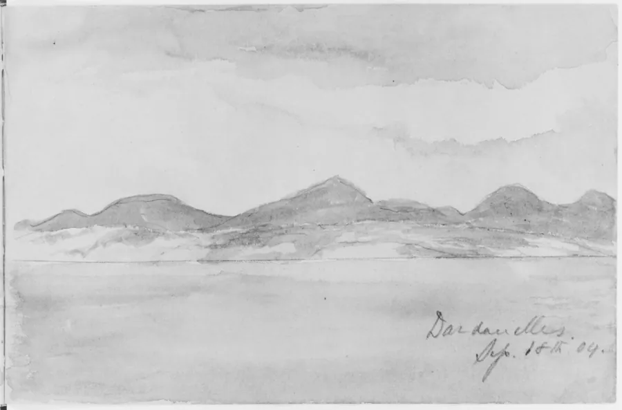 Dardanelles (from Sketchbook) by Mary Newbold Sargent
