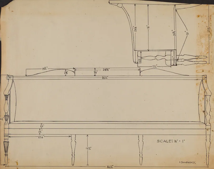 Sofa by Isidore Sovensky