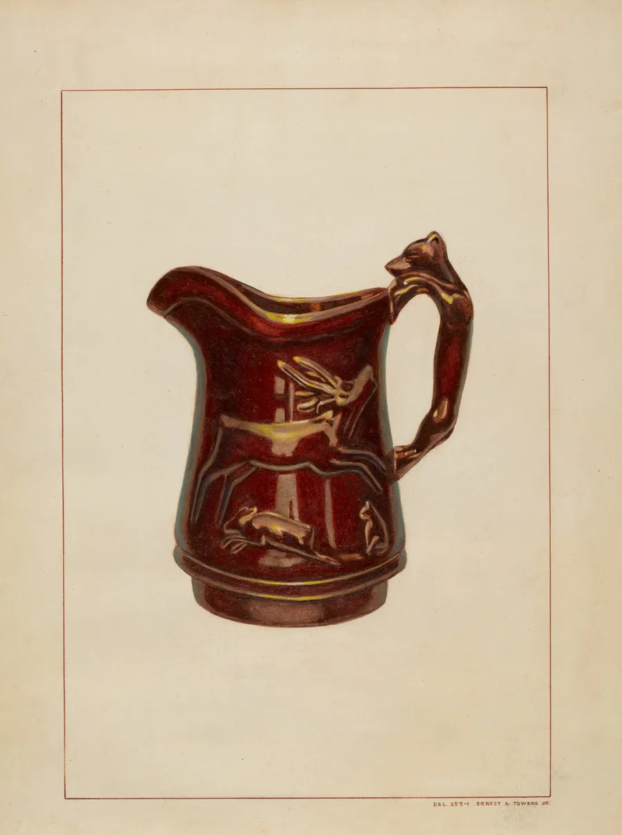Crockery Pitcher by Ernest A. Towers, Jr.