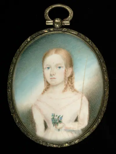 Girl in a Pink Dress