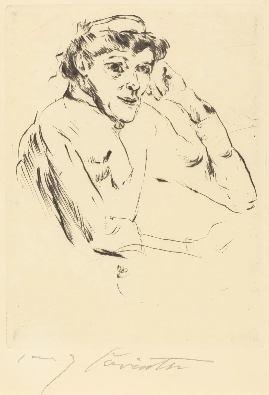Pflegerin (Nurse) by Lovis Corinth