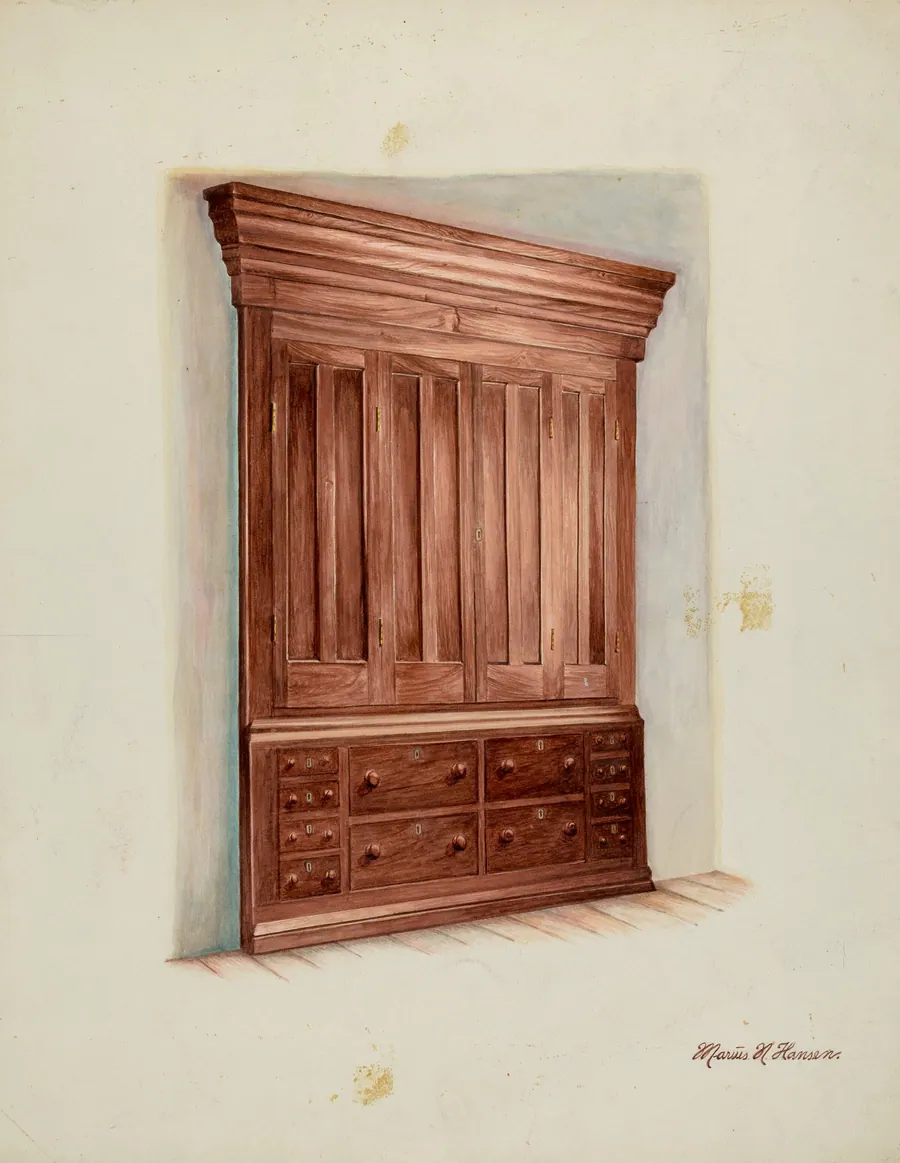 Built-in Cabinet by Marius Hansen