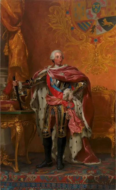 Portræt af kong Carl III af Spanien