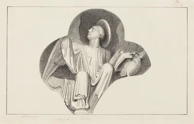 An Angel, from Wells Cathedral
