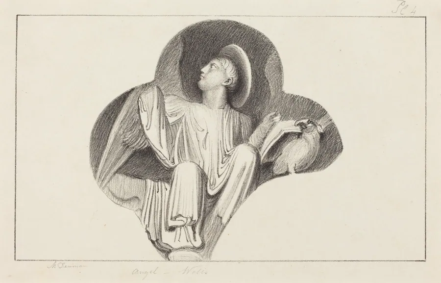An Angel, from Wells Cathedral by Maria Denman