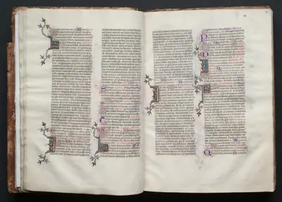 The Gotha Missal: Fol. 25v, Text