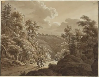 Road through the Woods near Kresselbach
