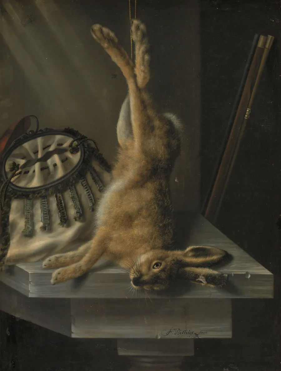 En død hare by Jacob Biltius