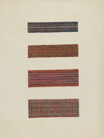 Shaker Rug Binding Tapes