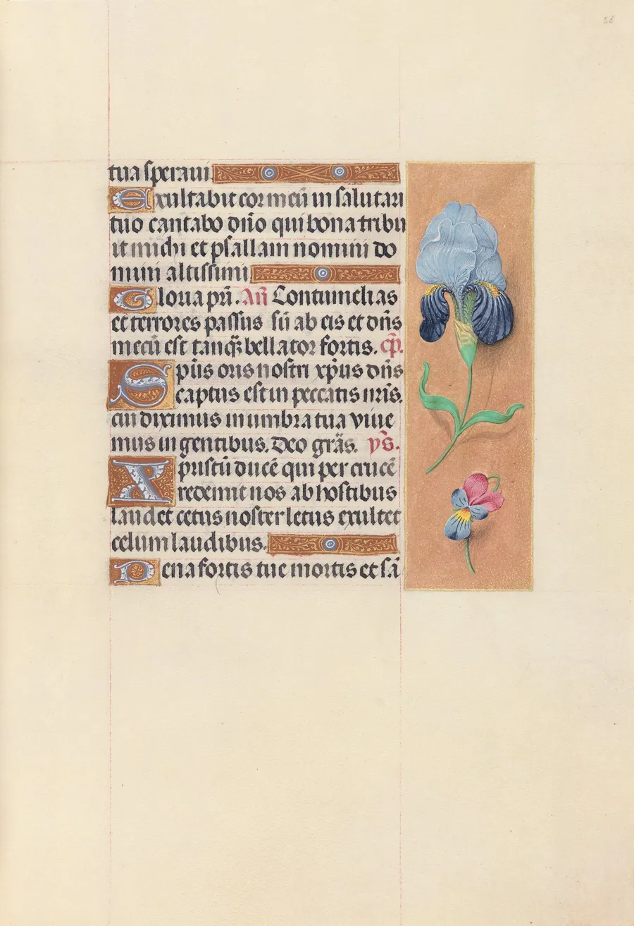 Hours of Queen Isabella the Catholic, Queen of Spain:  Fol. 58r by Master of the First Prayerbook of Maximillian