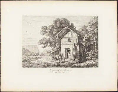 Gegend bei Aichen bei Salzburg (The Region near Aichen near Salzburg)