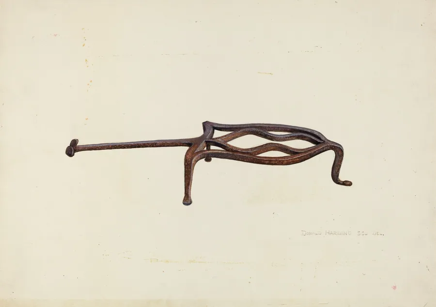 Flat Iron Holder by Donald Harding