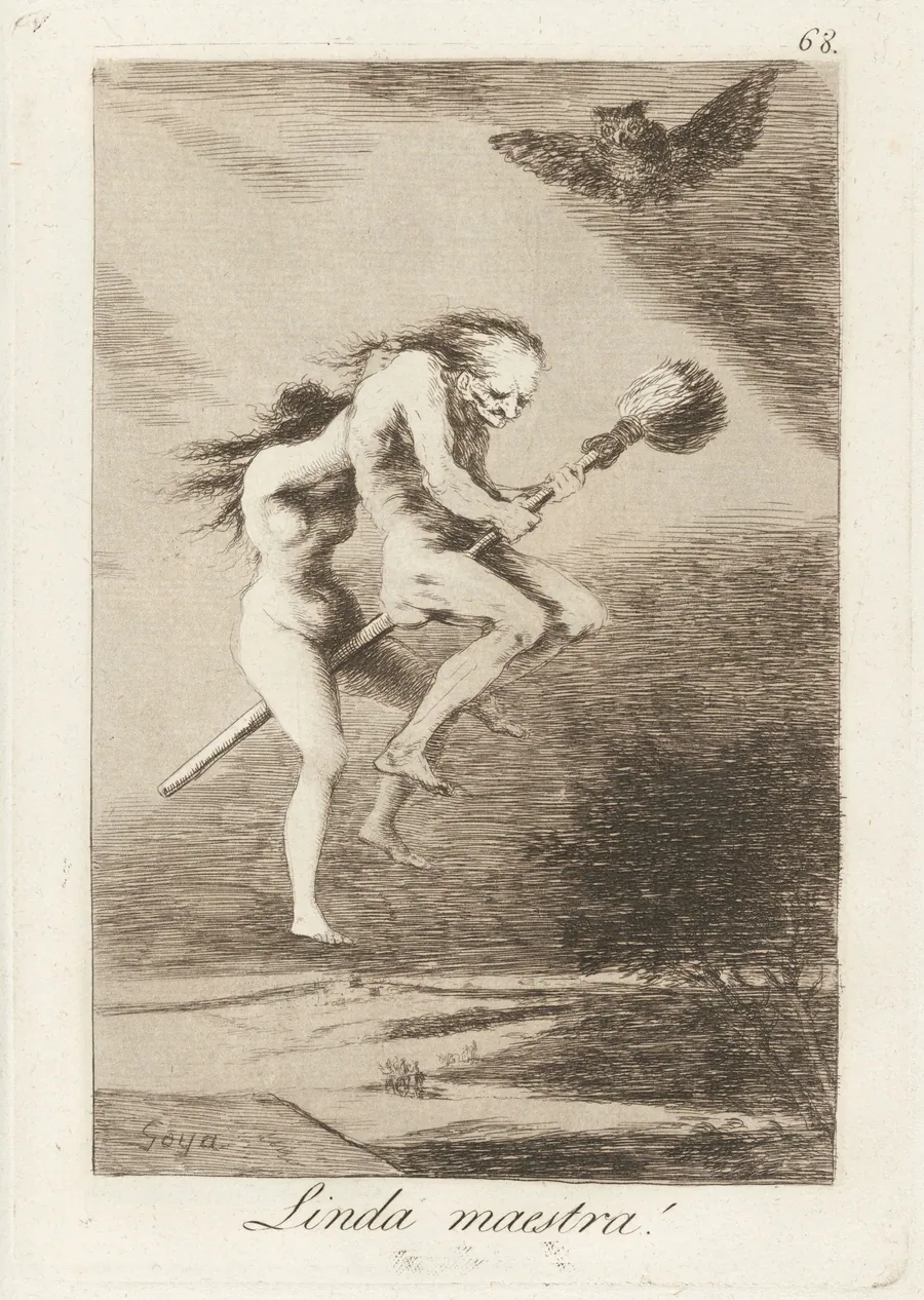 Linda maestra! (Pretty Teacher!) by Francisco Goya