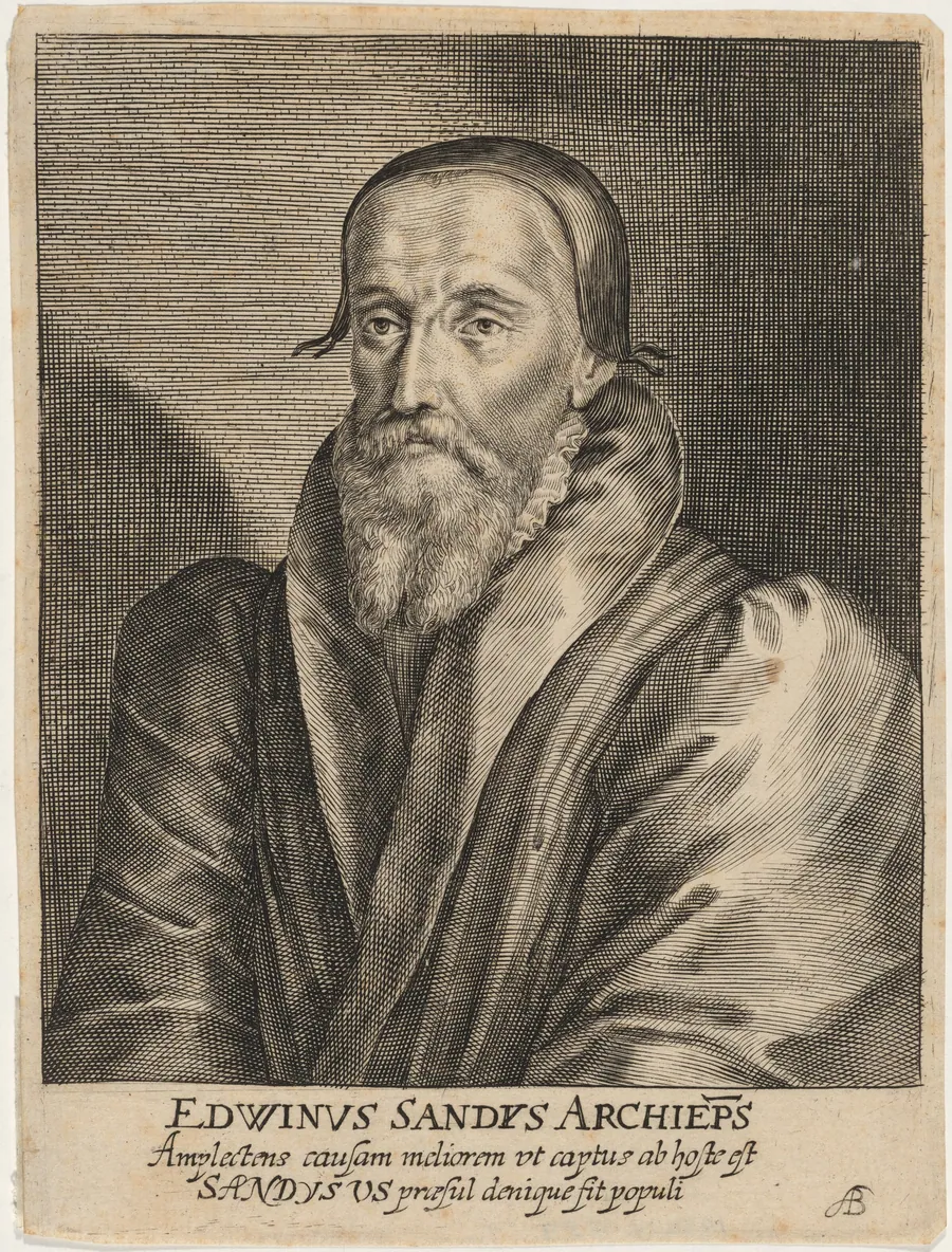 Edwin Sandys, Archbishop of York by Willem de Passe